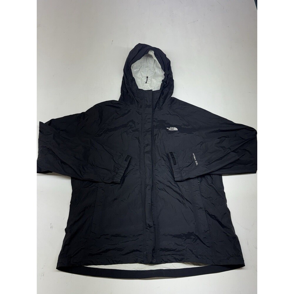 The North Face HyVent 2.5L Jacket Womens XL Black Rain Waterproof Hooded